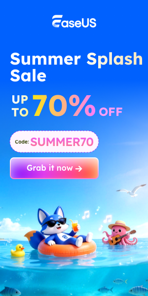 EaseUS infos promotions