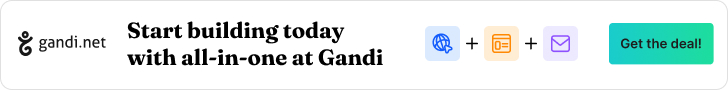 Gandi – Start Building Your Website Today.