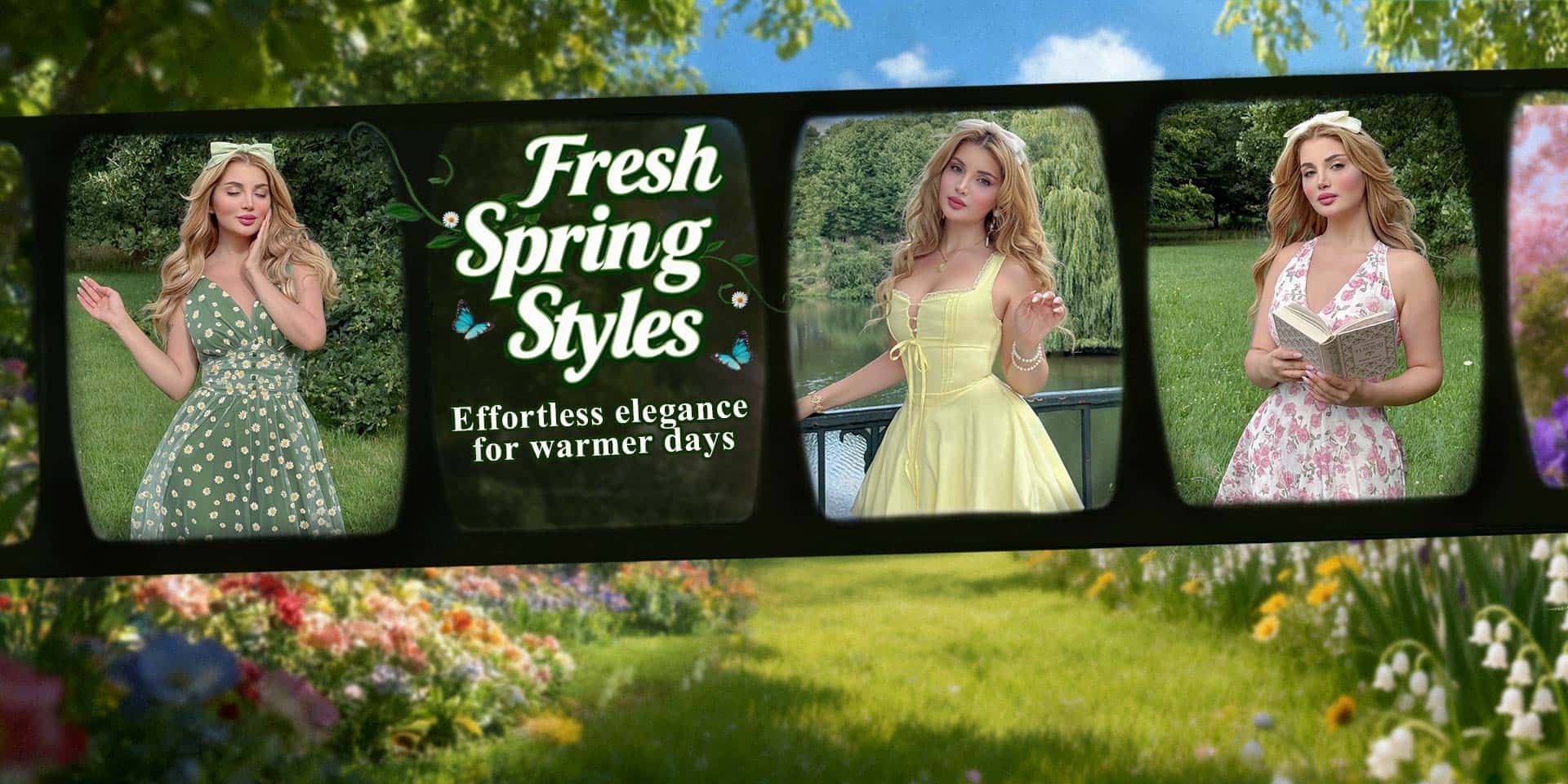 Retro Stage Spring Collection – Vintage Fashion for the Season.